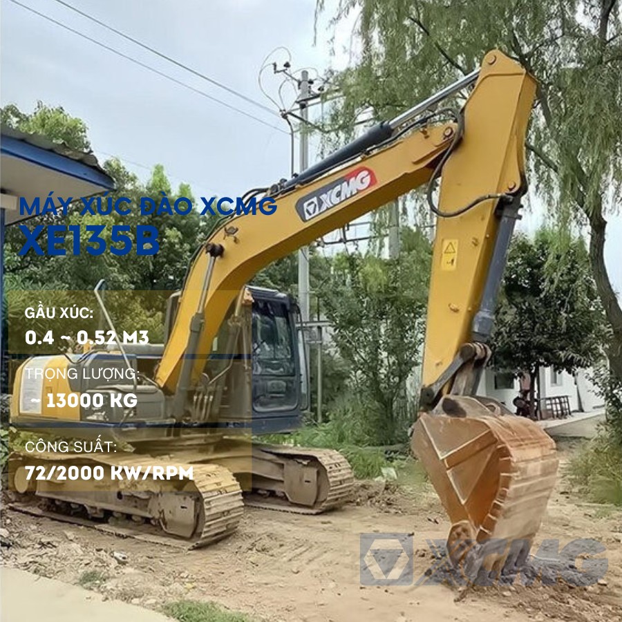 may xuc dao xcmg xe135b 5