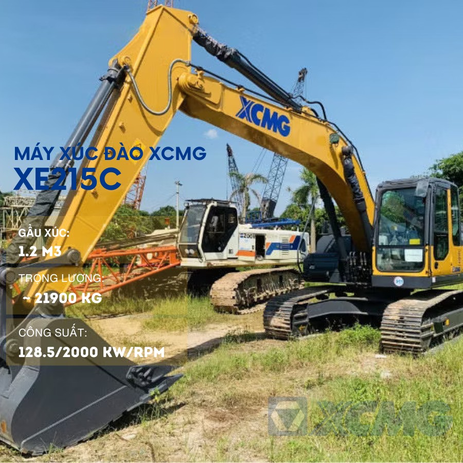may xuc dao xcmg xe215c 5