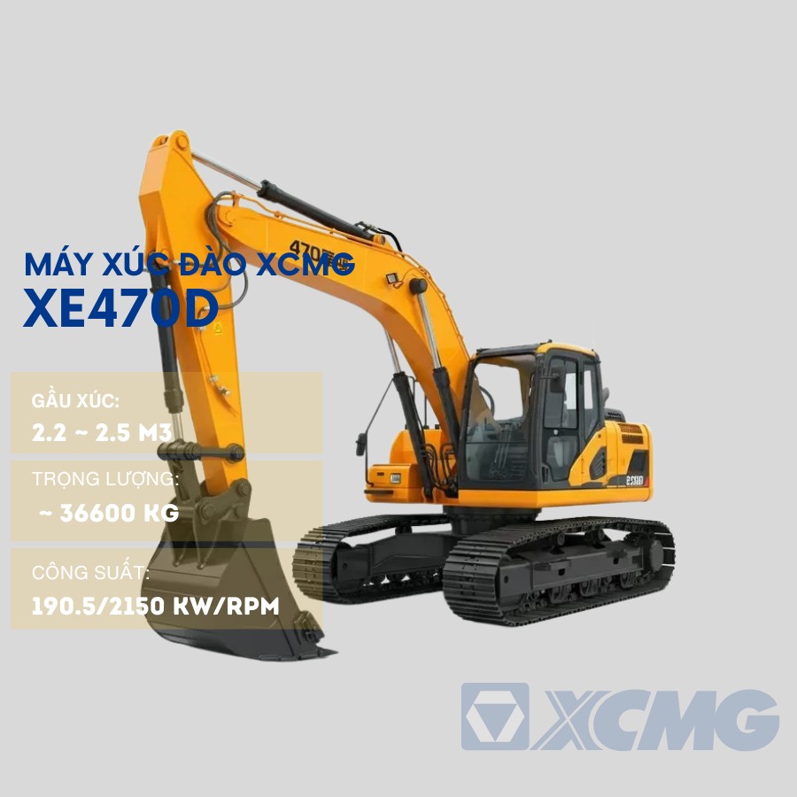 Máy Xúc Đào XCMG XE470D