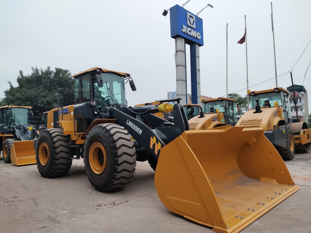 Máy Xúc Lật XCMG LW600KN sức nâng 6 tấn