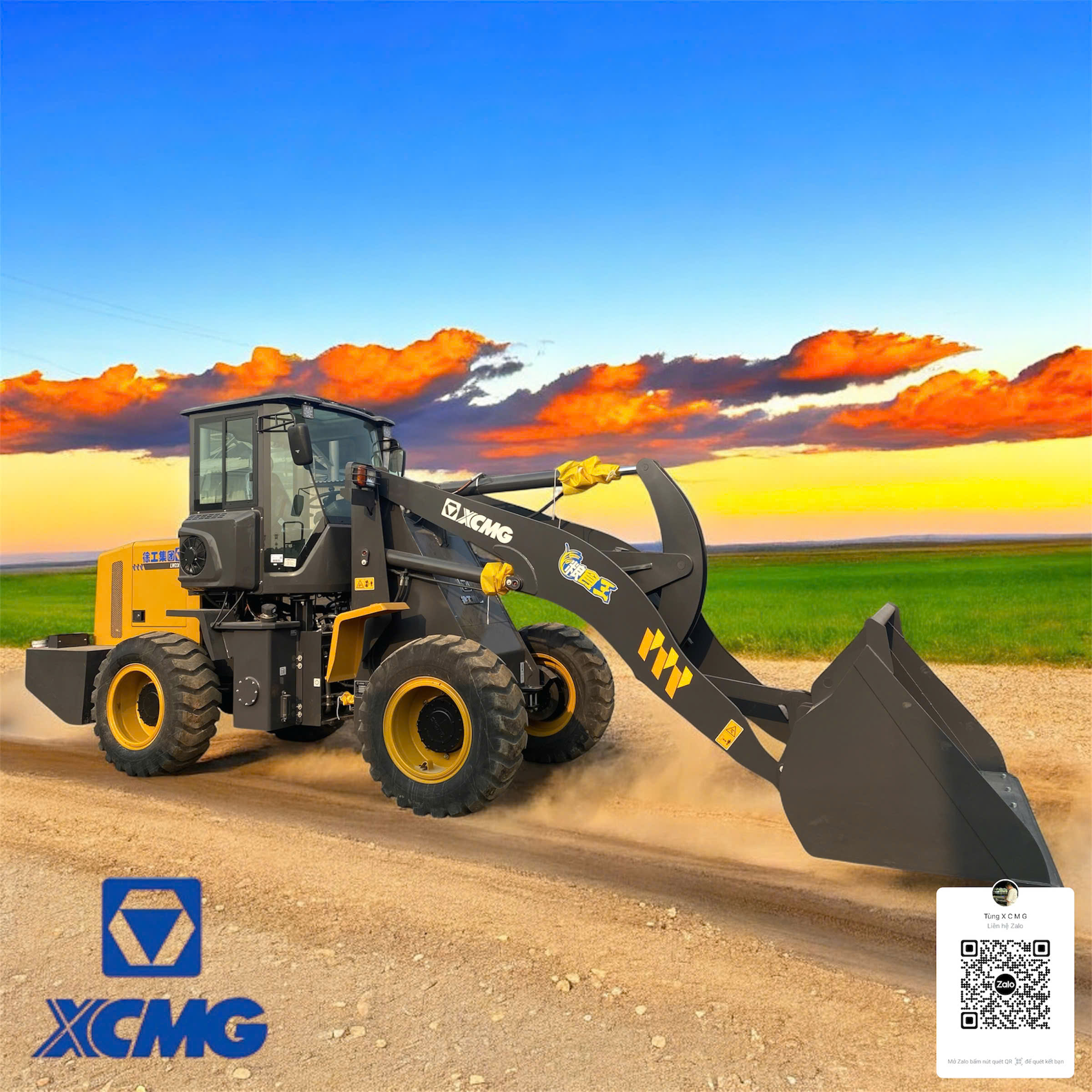 Máy Xúc Lật LW230 FV – Cần Dài Xả Tải 4,5m