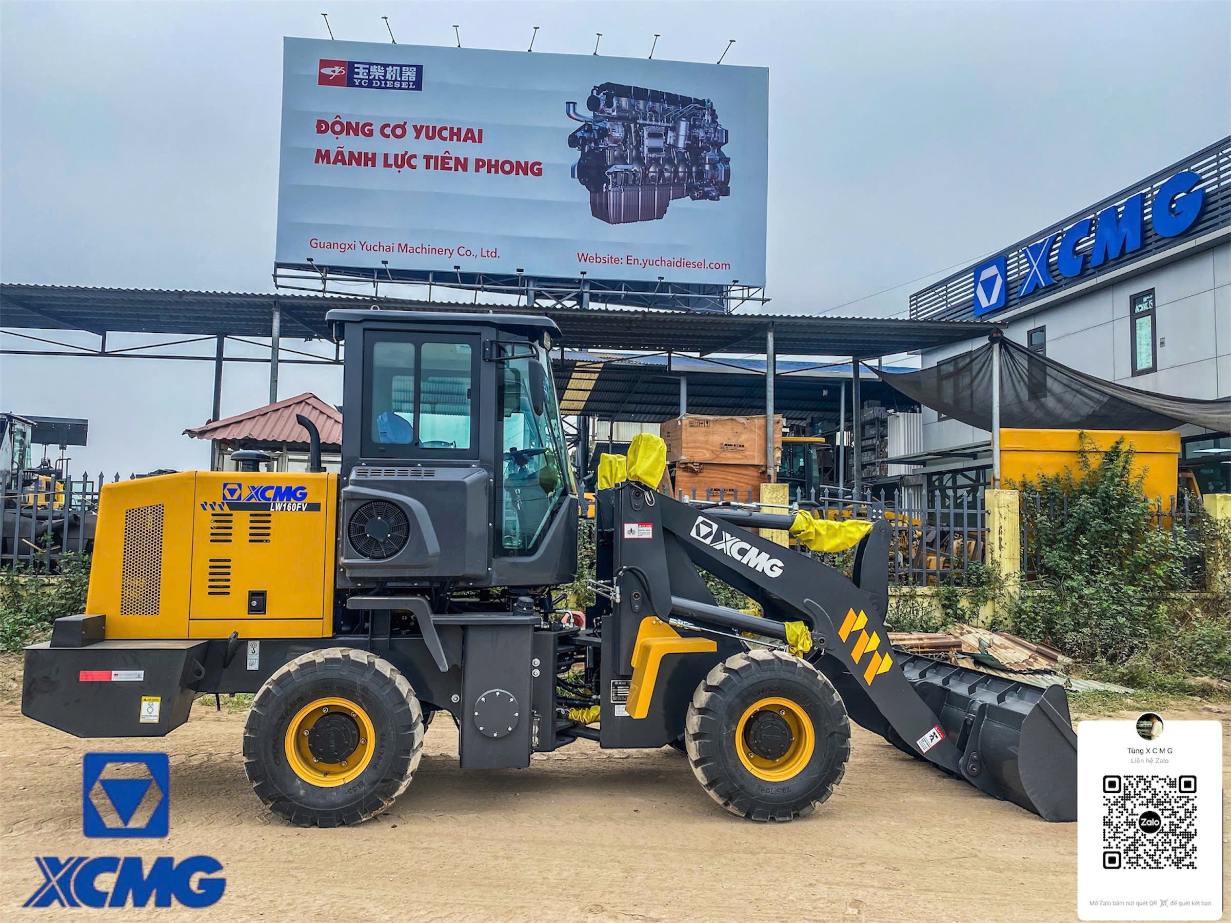 Máy Xúc Lật LW160FV – Gầu 1 Khối