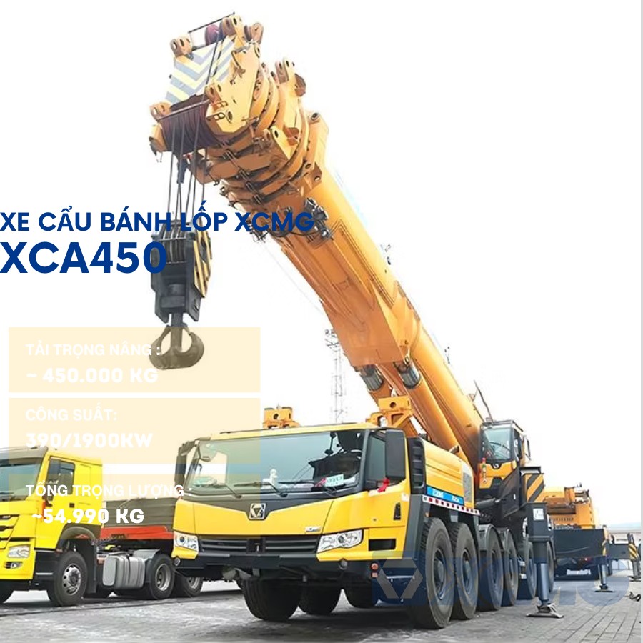 xe cau 450tan xcmg xca450 1