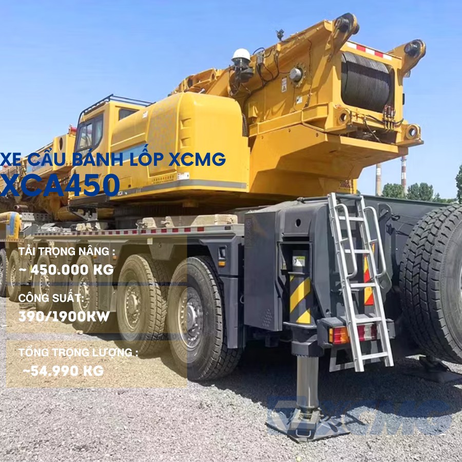 xe cau 450tan xcmg xca450 6