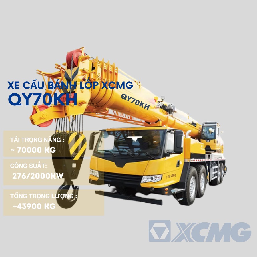 Xe Cẩu 70 Tấn QY70KH