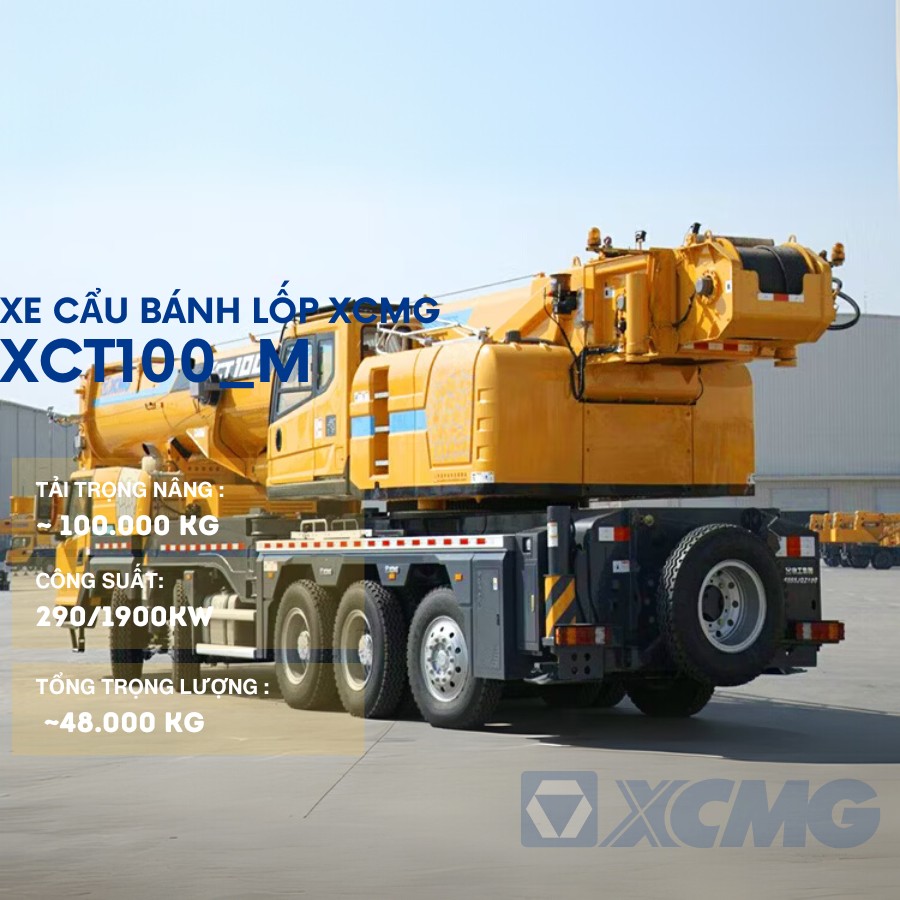 xe cau banh lop 100tan xcmg xct100m 1