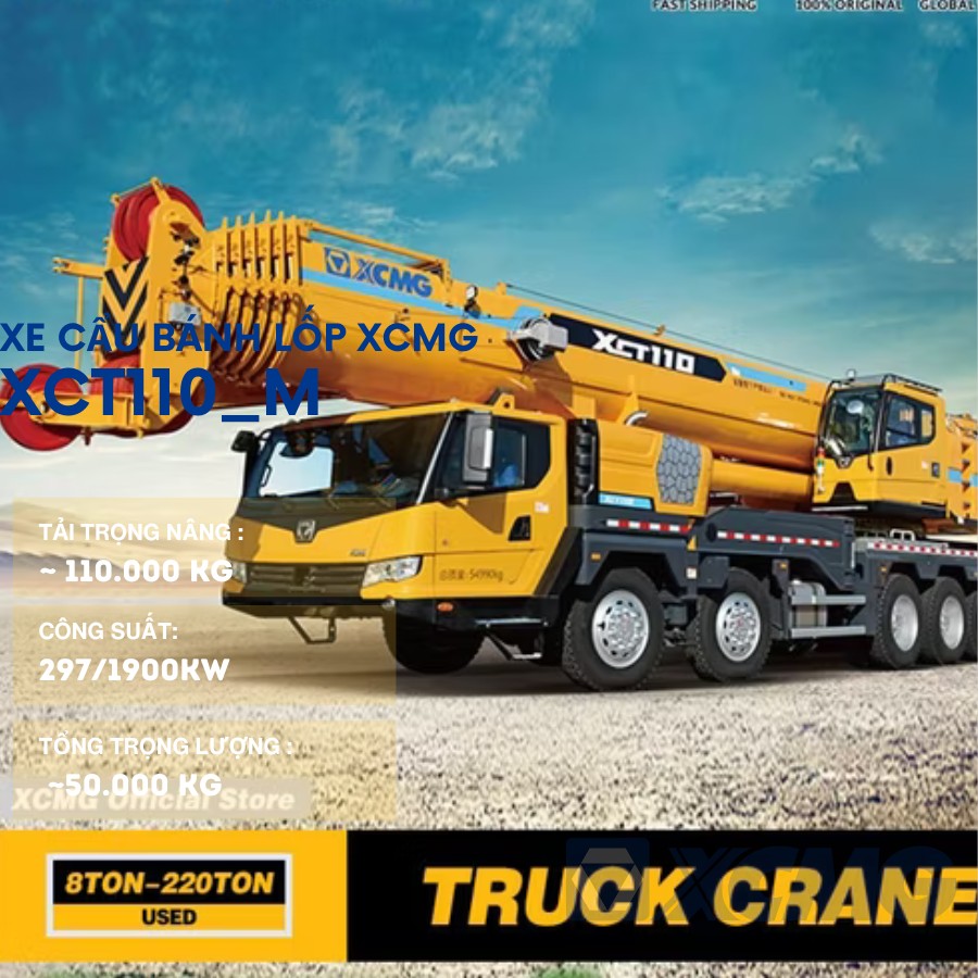 xe cau banh lop 110tan xct110m 1