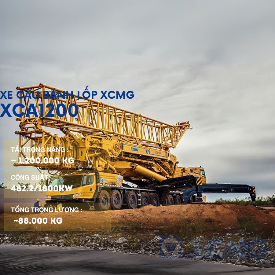 xe cau banh lop 1200tan xca1200 1