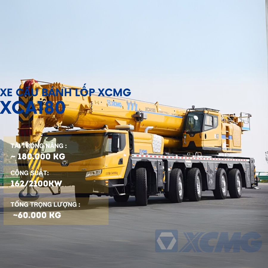 xe cau banh lop 18tan xca180 6