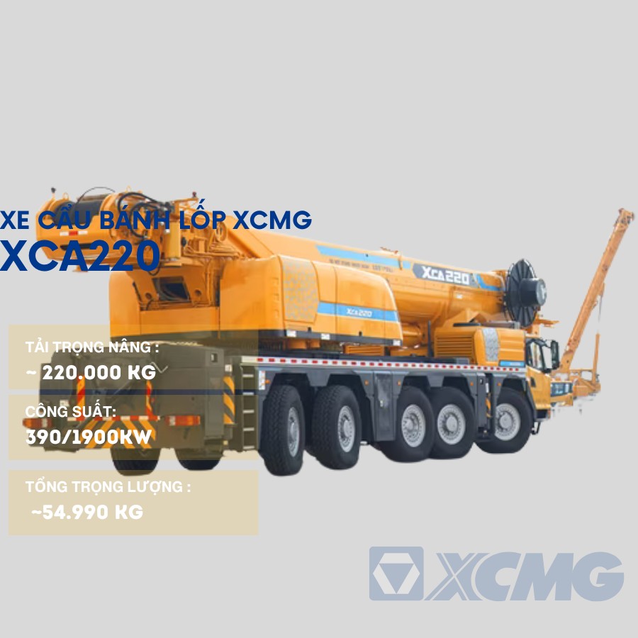Xe Cẩu 220 Tấn XCA220H