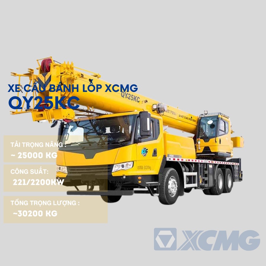 Xe Cẩu 25 Tấn QY25KC