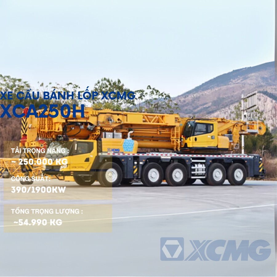 xe cau banh lop 250tan xca250h 1