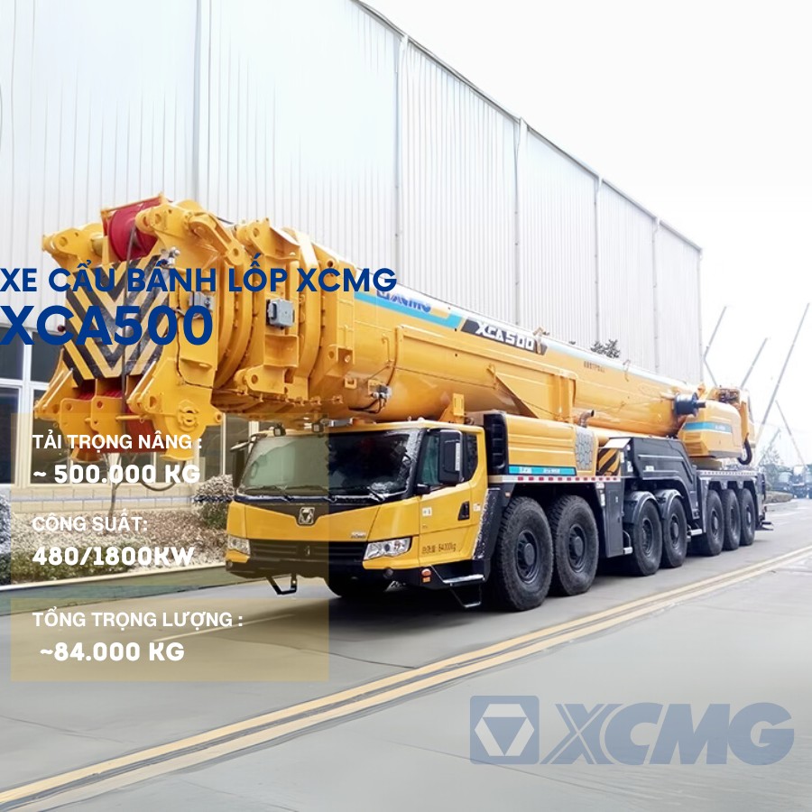 xe cau banh lop 500tan xca500 1