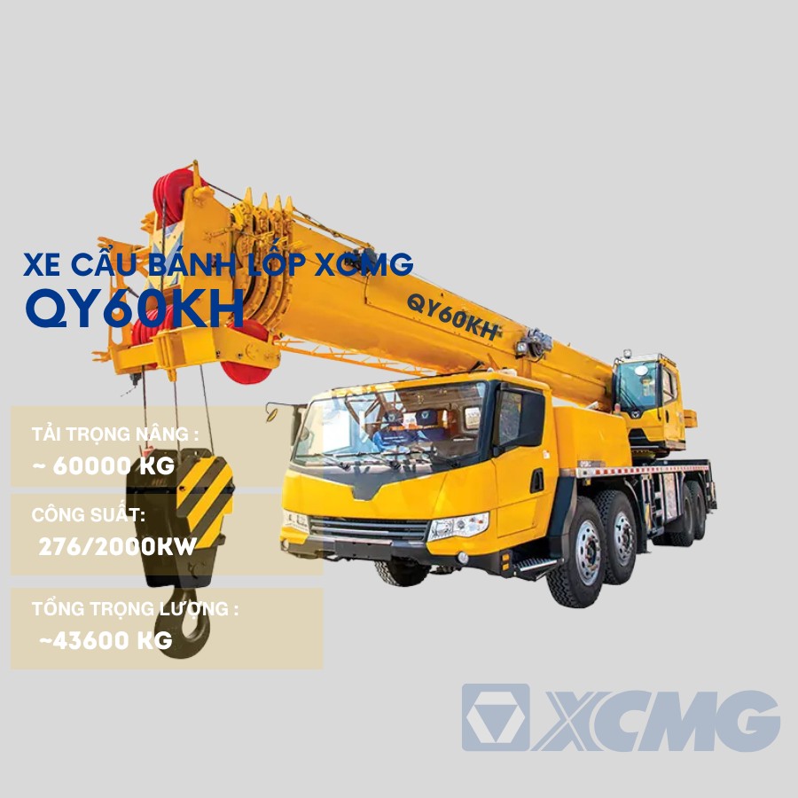 Xe Cẩu 60 Tấn XCMG QY60KH
