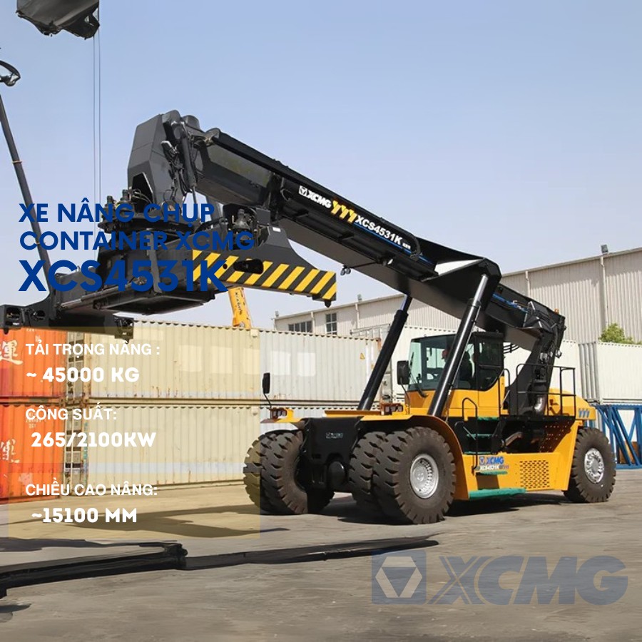 xe nang chup container 45t xcmg xcs4531k 2